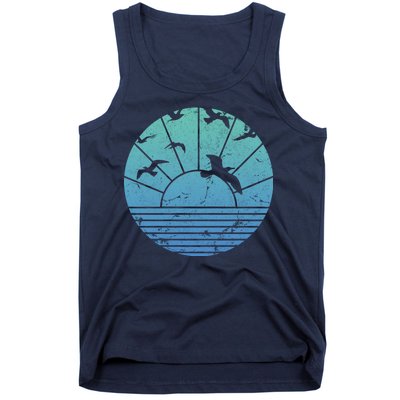 Beach Sunset Seagulls  Tank Top