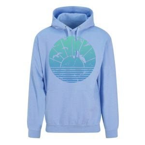 Beach Sunset Seagulls  Unisex Surf Hoodie