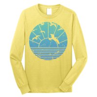 Beach Sunset Seagulls  Long Sleeve Shirt