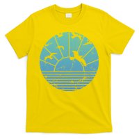 Beach Sunset Seagulls  T-Shirt