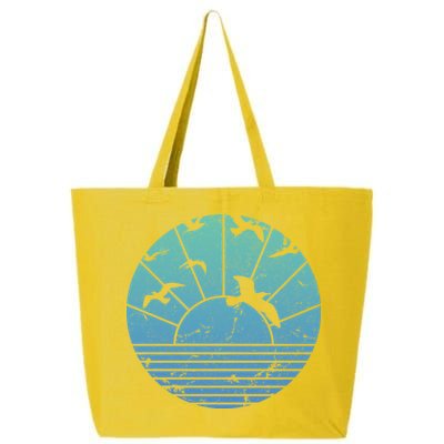 Beach Sunset Seagulls  25L Jumbo Tote