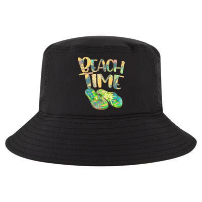 Beach Time Flip Flops Summer Fun Cool Comfort Performance Bucket Hat