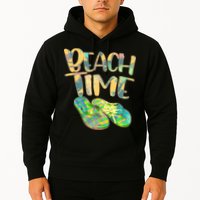 Beach Time Flip Flops Summer Fun Hoodie