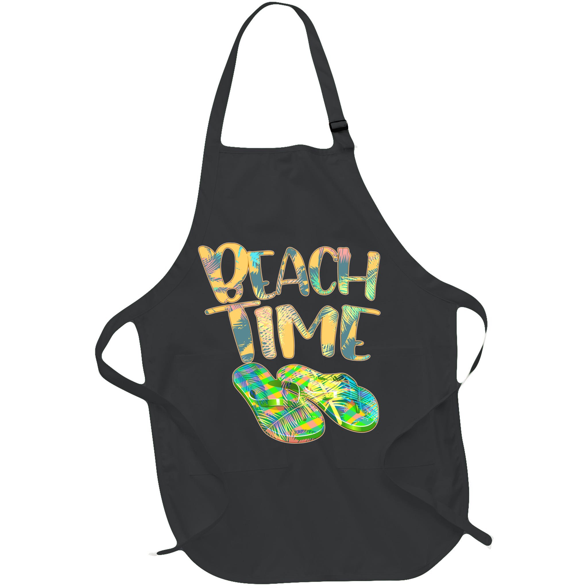 Beach Time Flip Flops Summer Fun Apron
