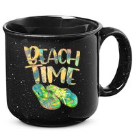 Beach Time Flip Flops Summer Fun 15oz Campfire Ceramic Mug