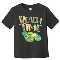 Beach Time Flip Flops Summer Fun Toddler T-Shirt