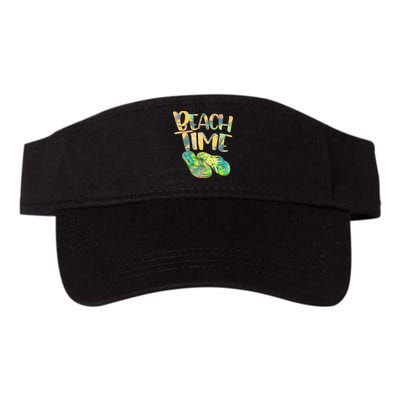 Beach Time Flip Flops Summer Fun Visor