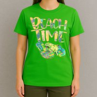 Beach Time Flip Flops Summer Fun T-Shirt