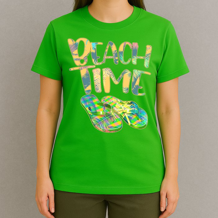 Beach Time Flip Flops Summer Fun T-Shirt