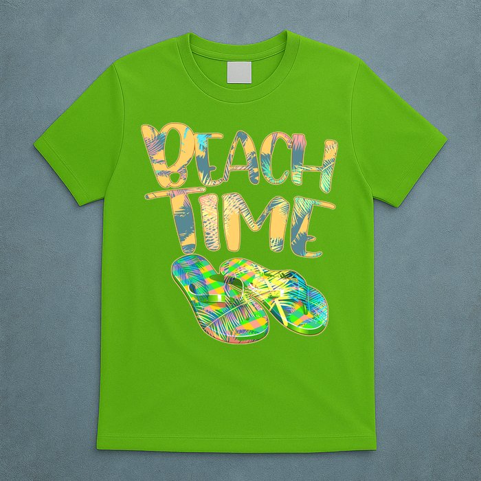 Beach Time Flip Flops Summer Fun T-Shirt