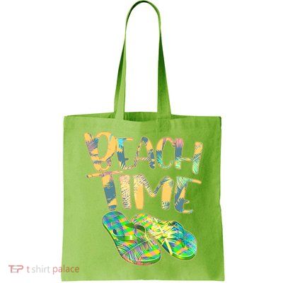 Beach Time Flip Flops Summer Fun Bag