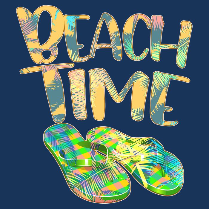 Beach Time Flip Flops Summer Fun Infant Baby Jersey Bodysuit