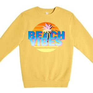 Beach Vibes Premium Crewneck Sweatshirt