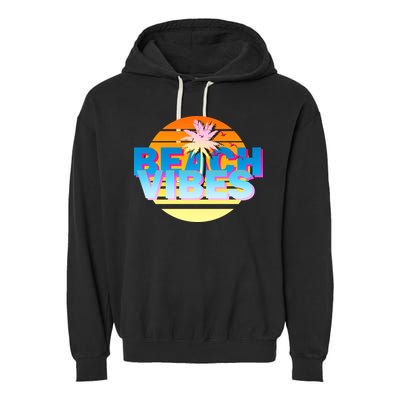 Beach Vibes Garment-Dyed Fleece Hoodie