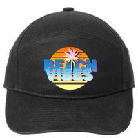 Beach Vibes 7-Panel Snapback Hat