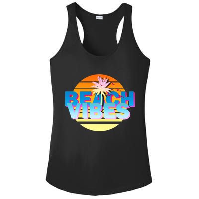 Beach Vibes Ladies PosiCharge Competitor Racerback Tank