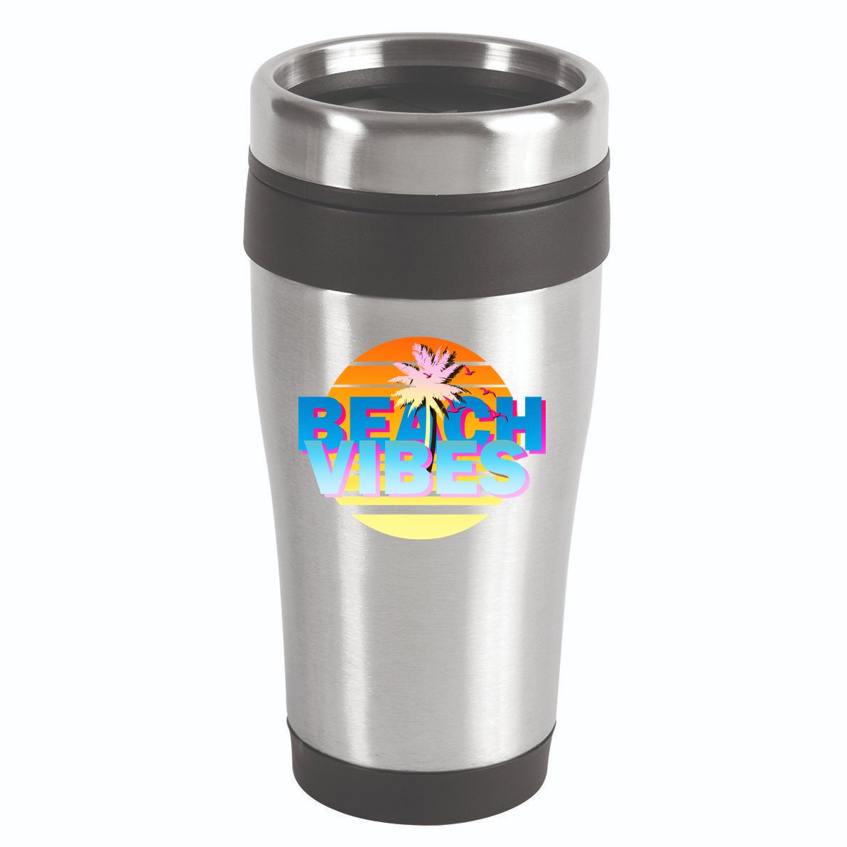 Beach Vibes 16oz Travel Tumbler