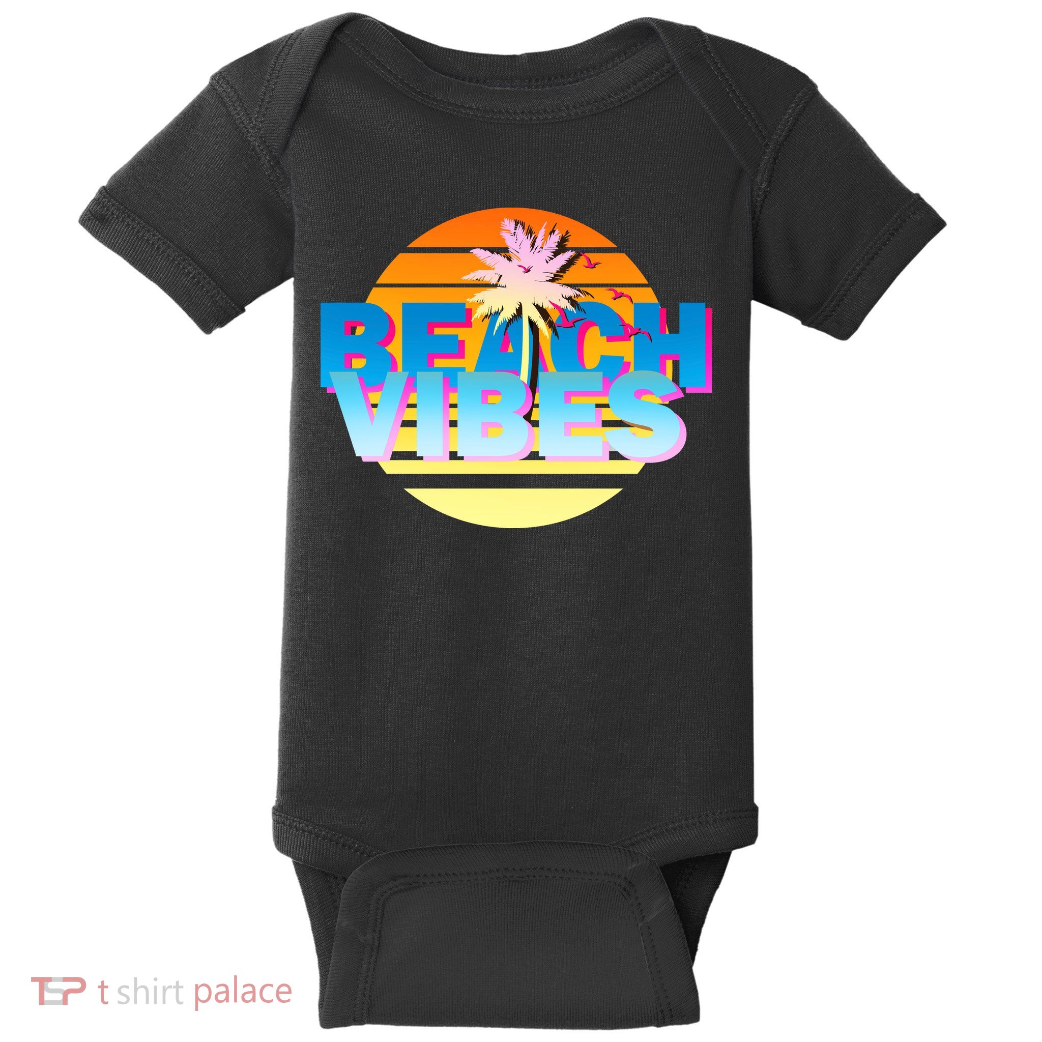 Beach Vibes Baby Bodysuit