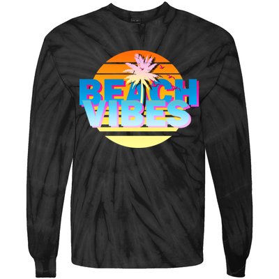 Beach Vibes Tie-Dye Long Sleeve Shirt
