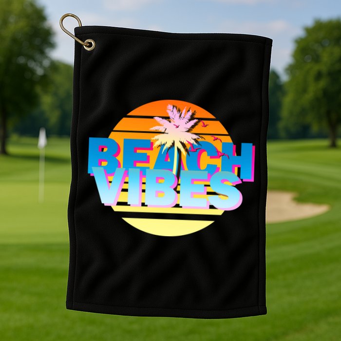 Beach Vibes Golf Towel