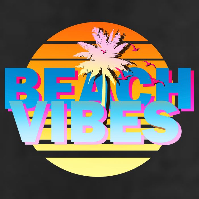 Beach Vibes Golf Towel