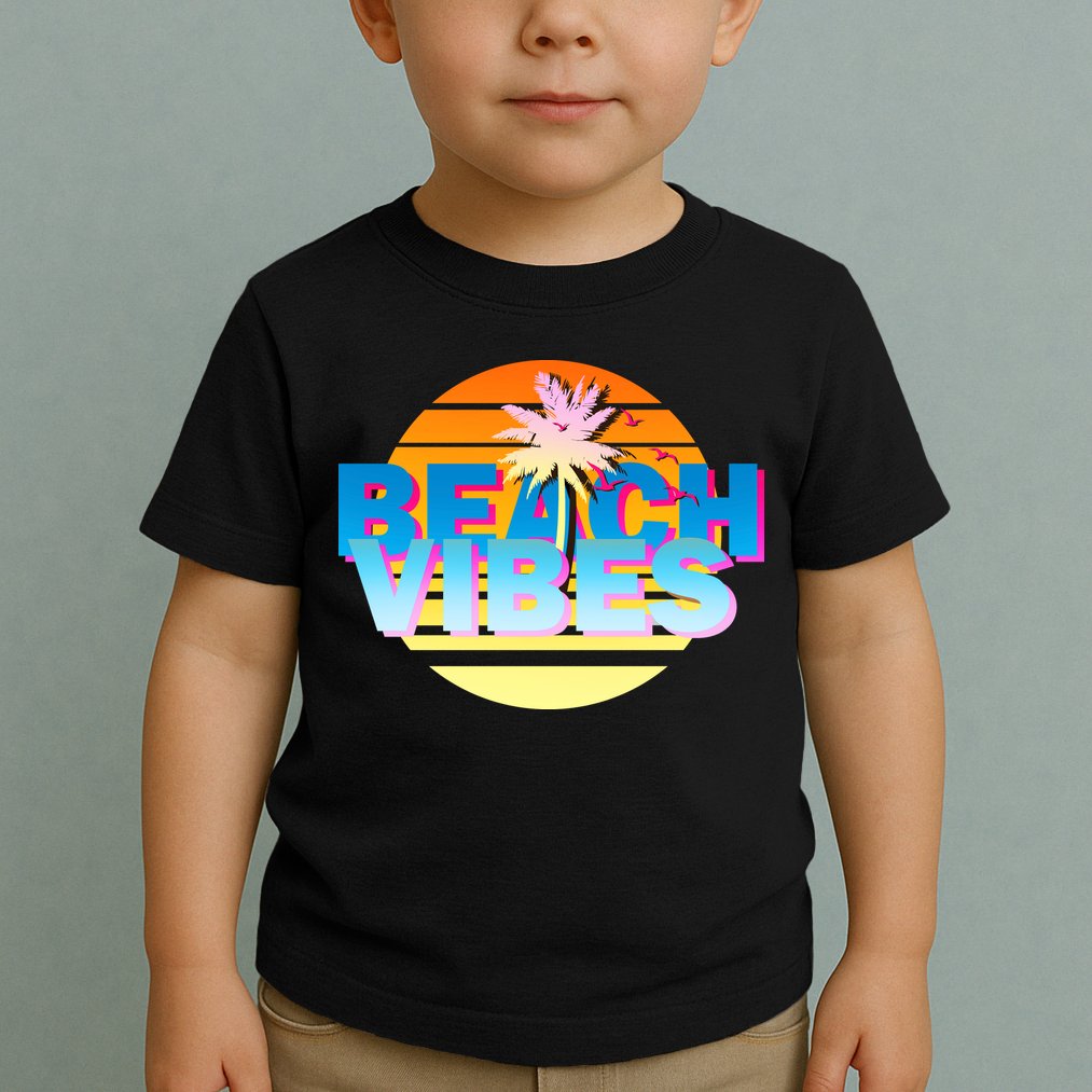 Beach Vibes Toddler T-Shirt