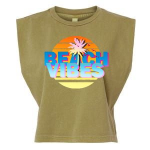 Beach Vibes Garment-Dyed Women's Muscle Tee