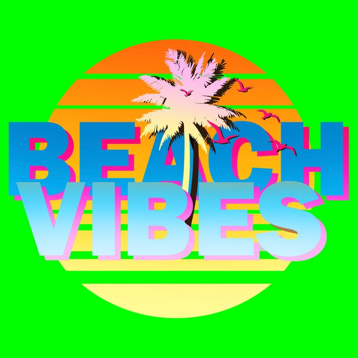 Beach Vibes Ladies Essential Flowy Tank
