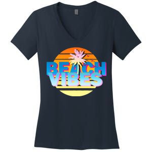 Beach Vibes Women's V-Neck T-Shirt