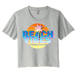 Beach Vibes Women's Crop Top Tee