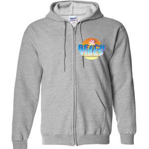 Beach Vibes Full Zip Hoodie