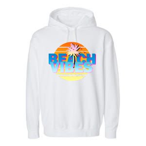 Beach Vibes Garment-Dyed Fleece Hoodie