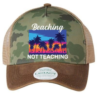 Beaching Not Teaching Legacy Tie Dye Trucker Hat