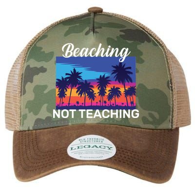 Beaching Not Teaching Legacy Tie Dye Trucker Hat