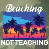Beaching Not Teaching Legacy Tie Dye Trucker Hat