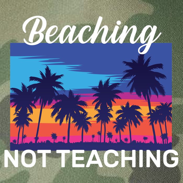Beaching Not Teaching Legacy Tie Dye Trucker Hat