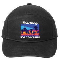 Beaching Not Teaching 7-Panel Snapback Hat