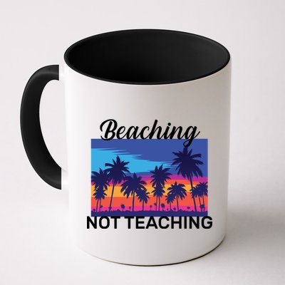 Beaching Not Teaching Mug