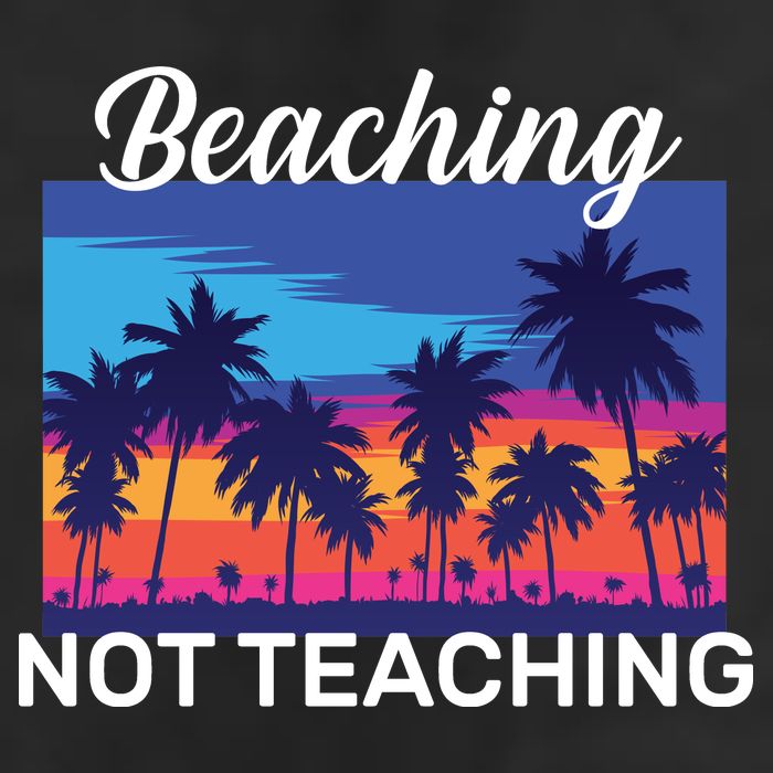 Beaching Not Teaching Golf Towel