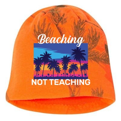 Beaching Not Teaching Kati - Camo Knit Beanie