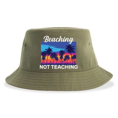 Beaching Not Teaching Sustainable Bucket Hat