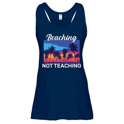 Beaching Not Teaching Ladies Essential Flowy Tank