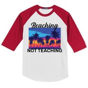 Beaching Not Teaching Kids Colorblock Raglan Jersey