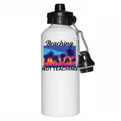 Beaching Not Teaching Aluminum Water Bottle