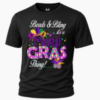 Beads & Bling It's A Mardi Gras Thing Cooling Performance Crew T-Shirt