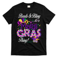 Beads & Bling It's A Mardi Gras Thing T-Shirt