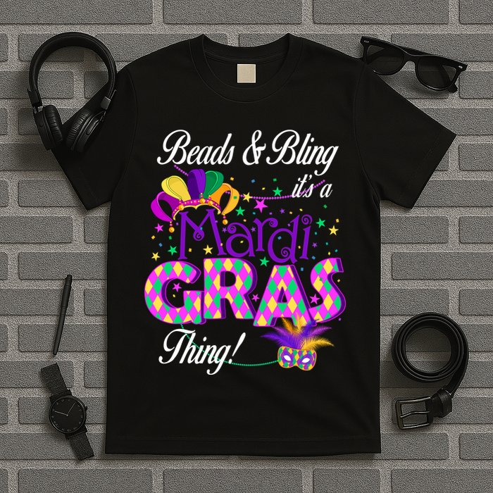 Beads & Bling It's A Mardi Gras Thing T-Shirt