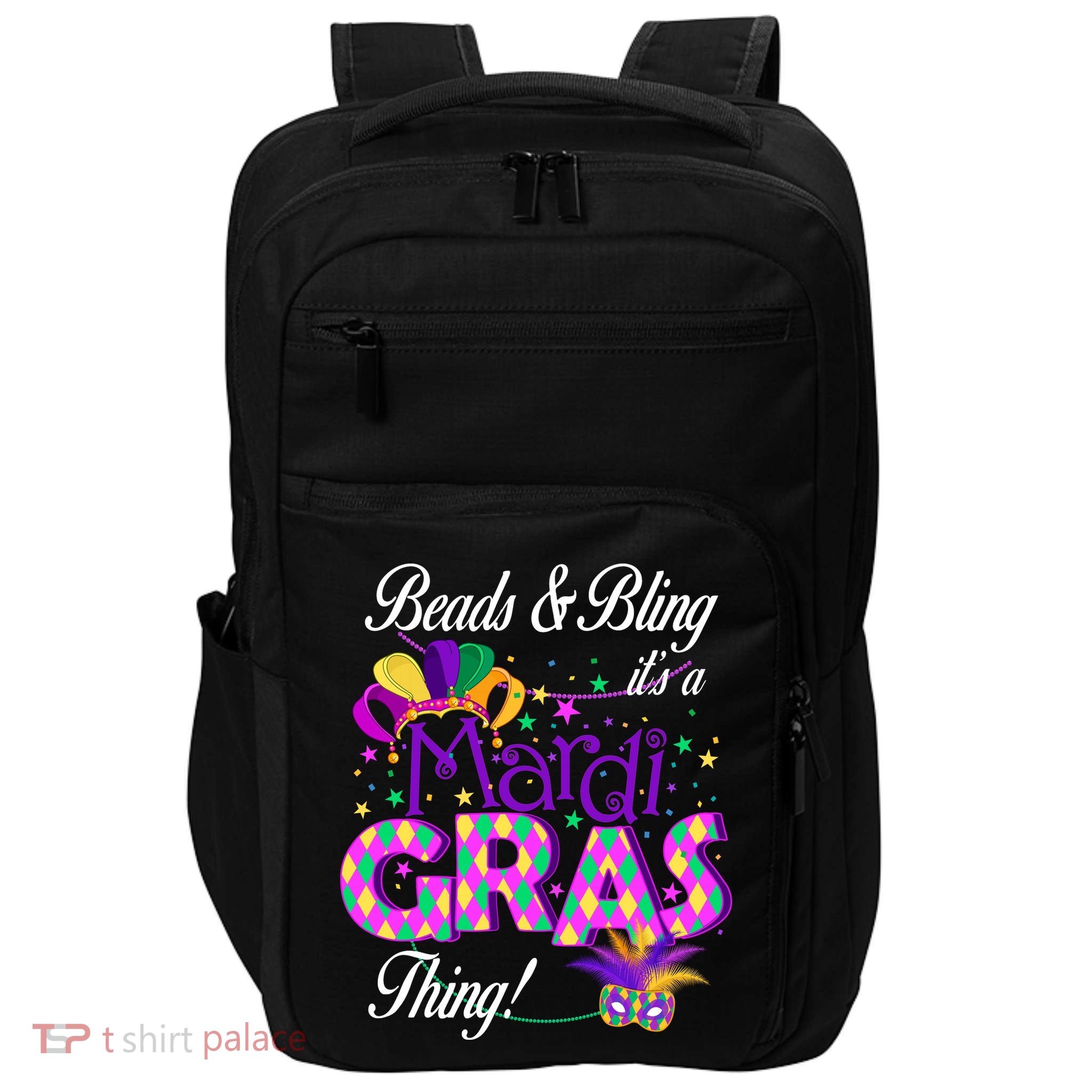 Beads & Bling It's A Mardi Gras Thing Impact Tech Backpack