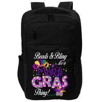 Beads & Bling It's A Mardi Gras Thing Impact Tech Backpack