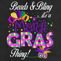 Beads & Bling It's A Mardi Gras Thing 25L Jumbo Tote